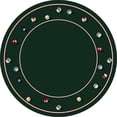 thumbnail image 2 of Milliken Green Bordered Flat Runner Billiards Emerald - Aprx 2' 4" x 23' 2", 2 of 5