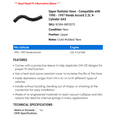 thumbnail image 2 of Upper Radiator Hose - Compatible with 1990 - 1997 Honda Accord 2.2L 4-Cylinder GAS - AC Delco, 2 of 2
