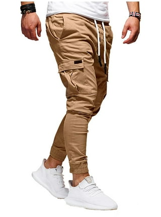 Mersariphy Mens Cargo Pants in Mens Pants Beige Walmart