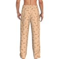 Pajama Pants Men Men's Pajama Bottoms, Cartoon Cute Funny Brown