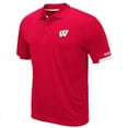 thumbnail image 2 of Men's Colosseum Red Wisconsin Badgers Big & Tall Santry Polo, 2 of 3