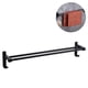 thumbnail image 2 of Toallero libre perforado, espacio de aluminio para baño, inodoro, toallero doble, almacenamiento de toallas, estante de baño para colgar en la pared Xemadio 2035035-3, 2 of 9