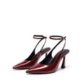 thumbnail image 3 of DREAM PAIRS Women's Slingback Heels Pointed Toe Block Heel Pumps Closed Toe Adjustable Strap Office Work Dress Shoes for Daily Wear, 3 of 7