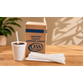 thumbnail image 1 of Giant Drinking Straws White Plastic Individually Wrapped 300 Count, 1 of 2