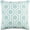Aqua, variant on Artistic Weavers Inga Thea 18" x 18" Pillow Cover