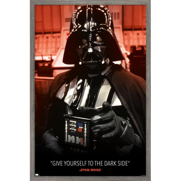 Star Wars: Return of the Jedi - Darth Vader Wall Poster, 14.725" x 22.375" Framed