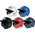 thumbnail image 2 of Rawlings MACH One-Tone Matte Helmet w/Adjustable Face Guard - Junior | Matte White | JR, 2 of 5