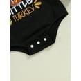 thumbnail image 6 of Bagilaanoe Baby Girl Boy Thanksgiving Clothes Romper Sweatshirt for Newborn Long Sleeve Bodysuits Letter Turkey Pullover 3M 6M 12M 18M Infant Casual Tee Tops, 6 of 7