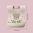 thumbnail image 3 of Pack Of 50 Baby Bib Disposable Toddler Bib Bear Pattern Newborns Bib Designed for Comfort & Protection Against Stains, 3 of 4