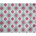 thumbnail image 4 of oneOone Polyester Lycra Fabric Diamond & Swirl Ikat Printed Fabric 1 Yard 56 Inch Wide, 4 of 4