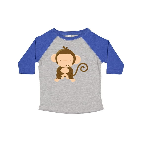 Inktastic Happy Monkey Boys or Girls Toddler T-Shirt