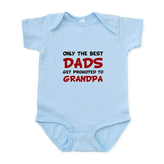 CafePress - Promoted Grandpa Body Suit - Baby Light Bodysuit, Size Newborn - 24 Months