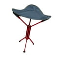 thumbnail image 1 of jinwen Tabouret de Camping Compact Petit Chaise Pliable pour Plage Barbecue Intérieur Extérieur Rouge Bleu Foncé, 1 of 9