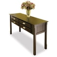 thumbnail image 1 of Console/table de Hall en Hêtre Noir avec Tiroirs, 1 of 1