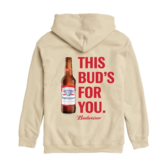 Budweiser - Men's Graphic Fleece Pullover Hoodie