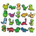 thumbnail image 1 of Serie de dinosaurios: 20 piezas de accesorios para zapatos de fútbol, ​​accesorios para zapatos de dibujos animados, utilizados para zapatos perforados, pulseras, fiestas, decoración de bricolaje., 1 of 5