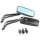 thumbnail image 2 of Black convex rearview mirrors for Harley with 10mm frame new, 2 of 5