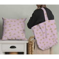 thumbnail image 5 of Soimoi Pink Poly Georgette Fabric OMG Text Fabric Prints By Yard 52 Inch Wide, 5 of 5