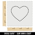 thumbnail image 2 of Heart Dashed Love Outline DIY Cookie Wall Craft Stencil - 3.5 Inch, 2 of 5