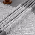 thumbnail image 5 of MeyJey 55”x84” Tablecloths for Rectangle Tables, Waterproof Linen Cotton Farmhouse Table Cloths with Tassel for Kitchen Dining, Gray, 5 of 10