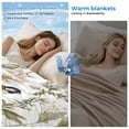 thumbnail image 2 of Pastoral Botanical Cooling Blanket, Lightweight Breathable Summer Throw Blanket with Double Sided Cold Effect, Summer Birds Spring Floral Picnic Beach Blankets Bed Sheet for Hot Sleepers 60"x80", 2 of 8