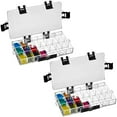 thumbnail image 3 of 2Pcs Paint Palette Box 24 Well Airtight Paint Palette, 3 of 5