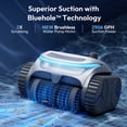 thumbnail image 6 of (2026 New)BuHybrid L6 Pool Cleaner, Corded & Cordless in One, Hybrid Robotic Pool Vacuum with Unmatched Suction, Smart Navigation, APP Control, Floor/Wall/Waterline., 6 of 11