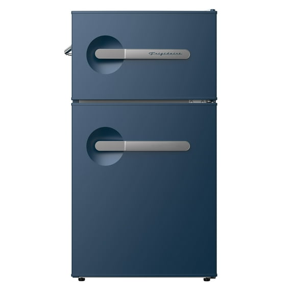 Frigidaire 3.1 cu. ft., 2 door with side bottle opener-W18.9"xL20.55"xH:33.54"(Azure)