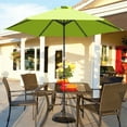 thumbnail image 6 of Scafild | 7.5 Ft Solar LED Light Patio Umbrella Outdoor W/ Easy Tilt - Yellow Green, 6 of 7