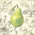 thumbnail image 2 of Meagher, Megan 12x12 Gold Ornate Wood Framed with Double Matting Museum Art Print Titled - Pear and Botanicals, 2 of 4