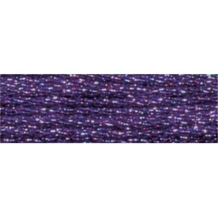 UPC: 0077540781089 | DMC 317W-E3837 DMC Light Effects Embroidery Floss 8.7 Yards-Purple Ruby