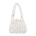 thumbnail image 1 of Bolso de mano pequeño y práctico de hilo grueso Zulema blanco, 1 of 8