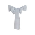 thumbnail image 6 of Efavormart 5 Pack Silver Premium Faux Linen Chair Sashes, Slubby Textured Wrinkle Free Sashes, 6 of 6