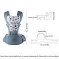 thumbnail image 3 of Multifunctional Newborn Baby Carrier Sling Wrap Versatile Backpack Front Back, 3 of 9