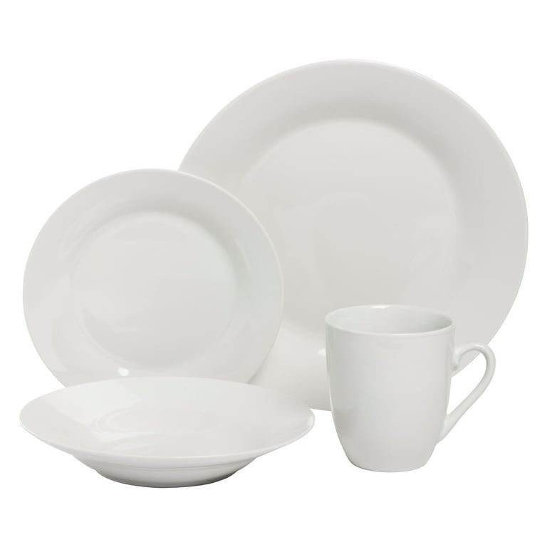 10 Strawberry Street Simply White 32-Piece Porcelain Dinnerware