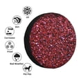 thumbnail image 4 of Sikiie Red Glitter PVC Leather Spare Tire Wheel Cover Spare Tire Cover, for Car Truck SUV Camper Trailer Universal Fit(14-17in)-14 inch, 4 of 6