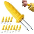 thumbnail image 5 of Corn on the Cobs Holders Safe Skewers Needle Prongs Barbecue Parties BBQ, 5 of 8