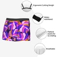 thumbnail image 3 of Pofeuu Tropics Leaf Print Men’s Boxer Briefs, Moisture-Wicking Underwear, Regular,Trunk-Small, 3 of 5