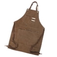 thumbnail image 2 of Fosa Adjustable Waterproof Apron with Pockets for Restaurant Kitchen Milk Tea Flower Shop Barber Supplies,Chef Apron,Waterproof Apron, Chef Apron, 2 of 8