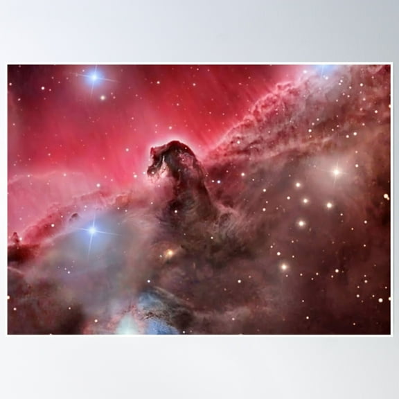 Horsehead Nebula Poster Wall Art, Modern Wall Decor, 8x12 UNFRAMED