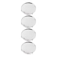 thumbnail image 1 of 4Pcs Car Wheel Center Caps, 2.4inch Rain Proof Inner Diameter, Exquisite Car Rim Center Hub Cover Cap Decoration, Black or Silver, 1 of 7