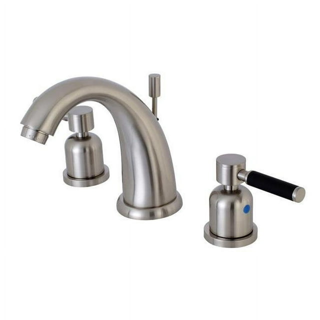 Kingston Brass KB8988DKL Robinet de Lavabo à Large Diffusion 8 Po, Nickel Brossé