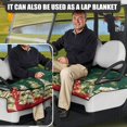 thumbnail image 2 of Yuyamidu Xmas Tree Golf Cart Seat Covers Snowflake Golfcart Seat Cover with Pockets Universal Club Car Seat Towel Blanket Christmas Golf Cart Accessories, 2 of 7