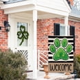 thumbnail image 2 of Sm:)e Dog Paint Welcome Patricks Day Garden Flag 12x18 Inch, 2 of 7