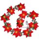 thumbnail image 3 of Bewildely 2021 luces de Navidad cadena LED guirnalda de Navidad luz flor roja lámpara colgante iluminación escalera sala de estar cadena de luz 2M Kits de decoración para fiestas Bewildely HA008526-00, 3 of 6