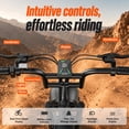 thumbnail image 3 of 750 Rated Electric Bike, 48V 20Ah &28MPH & 65Miles Range, 16''x4'' Fat Tire Mountain Ebike, Removable Battery, Rear Rack, Adult Electric Bicycle,Ages14+ UL2849, 3 of 11