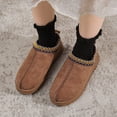 thumbnail image 1 of Botas de nieve de moda de estilo étnico con encaje, zapatos de mujer, medias zapatillas, zapatos de algodón, otoño e invierno, interior y exterior, 1 of 5