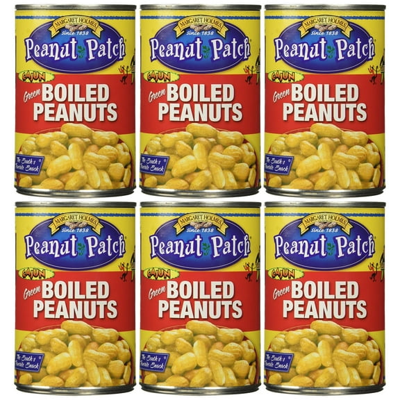 Margaret Holmes 6 Piece CM31 Cajun Style Boiled Peanuts, 5.95 Pound (Pack of 6)