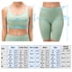 thumbnail image 3 of TFixol Conjunto de pantalones cortos de yoga para mujer, cintura ancha acolchada, entrenamiento, pilates, 3 of 8