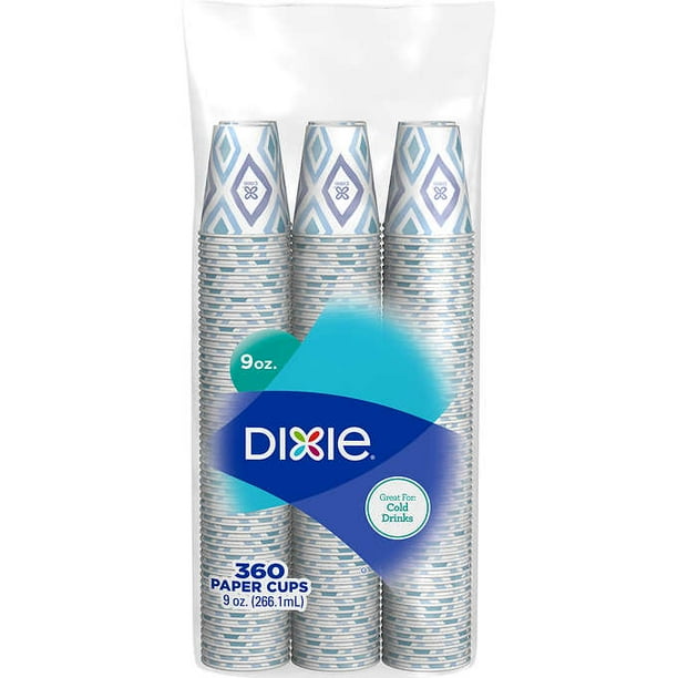 Dixie Everyday 9 oz Cold Drink Paper Cup, 360-count - Walmart.com - Walmart.com